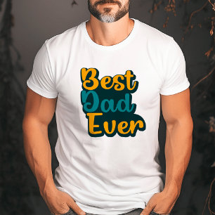最高の父   お父さんを讃えるボールドデザイン Tシャツ