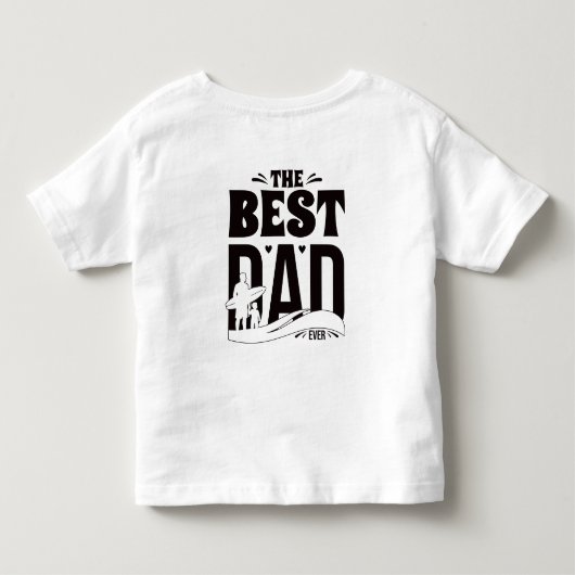 最高の父 トドラーTシャツ (裏面)