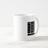 最高の父Tシャツ コーヒーマグカップ (正面右)