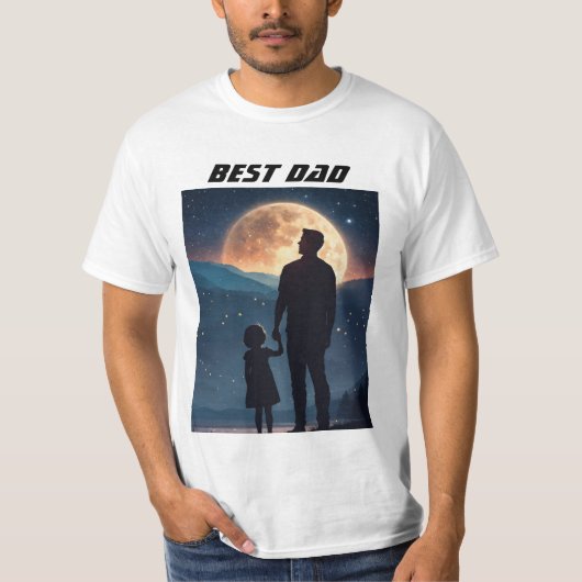 最高の父Tシャツ Tシャツ (正面)