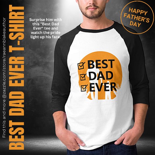 最高の父Tシャツ Tシャツ