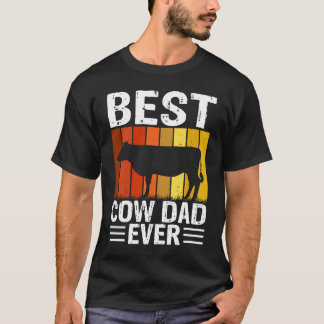 最高の牛の父1 Tシャツ