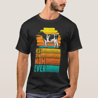 最高の牛ママ Tシャツ