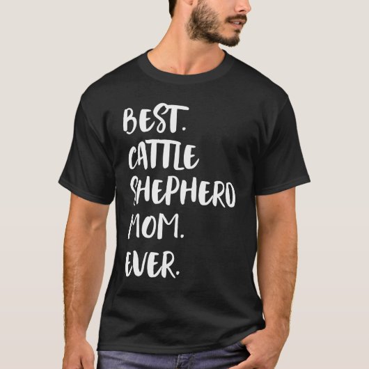 最高の牛飼いママ Tシャツ (正面)