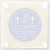 最高の牧師感謝の日、コースター ガラスコースター (裏面)