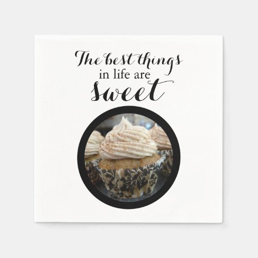 最高の物 スタンダードカクテルナプキン (正面)