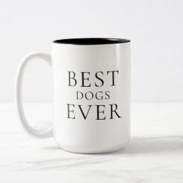 最高の犬たちフォトマグ ツートーンマグカップ