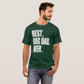 最高の犬のお父さんだね 女の子 男の子 Tシャツ (正面フル)
