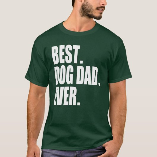 最高の犬のお父さんだね 女の子 男の子 Tシャツ (正面)