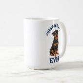 最高の犬のパパです 父の日ギフト コーヒーマグカップ (正面右)
