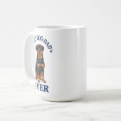 最高の犬のパパです 父の日ギフト コーヒーマグカップ (正面左)