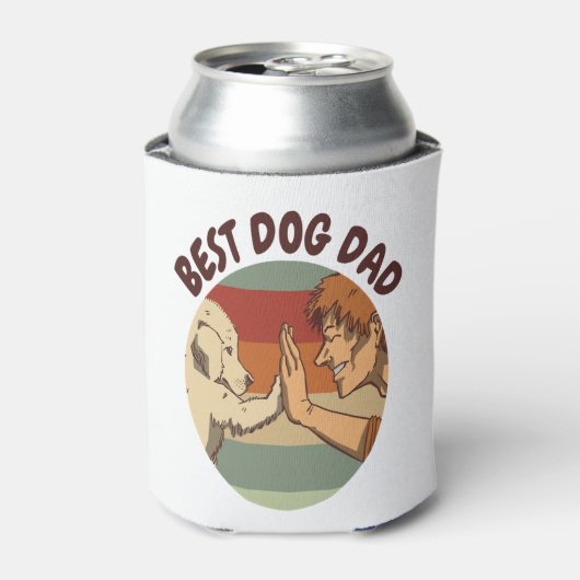 最高の犬のパパ 缶クーラー (缶正面)