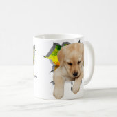 最高の犬のペット写真マグカップ コーヒーマグカップ (正面右)
