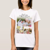 最高の犬のママフォトコラージュ Tシャツ (正面)