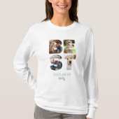最高の犬のママ写真ギフトTシャツ Tシャツ (正面)