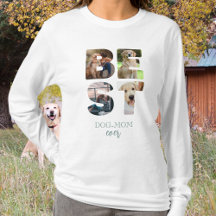 最高の犬のママ写真ギフトTシャツ