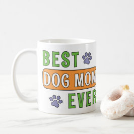 最高の犬のママ コーヒーマグカップ
