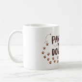 最高の犬のママ – 11 oz かわいい犬好きギフト コーヒーマグカップ (左)