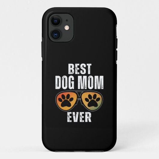 最高の犬のママ Case-Mate iPhoneケース (裏面)