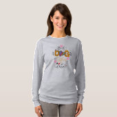 最高の犬のママTシャツ – ヒョウ柄の犬のママ Tシャツ (正面フル)