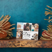 最高の犬の思い出 メモリアル・パウズ 現代の写真コラージュ フォトプラーク (側面)