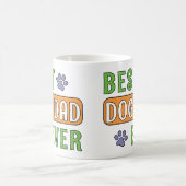 最高の犬の父 コーヒーマグカップ (中央)
