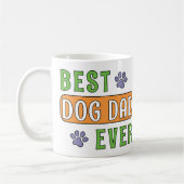 最高の犬の父 コーヒーマグカップ (左)