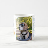 最高の犬の父 コーヒーマグカップ (中央)
