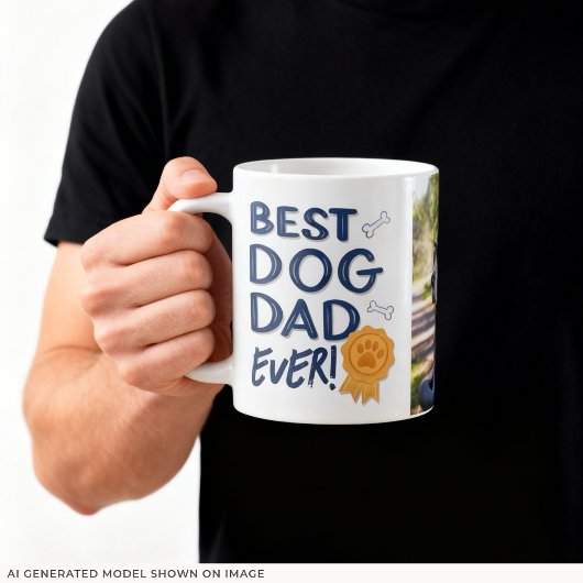 最高の犬の父 コーヒーマグカップ