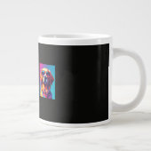 最高の犬の父 ジャンボコーヒーマグカップ (右)