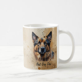 最高の犬の父　ジャーマンシェパード　犬　ペット コーヒーマグカップ