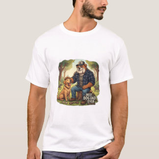 最高の犬の父 - 面白いDOG LOVERS Tシャツ、ユニーク Tシャツ