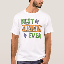 最高の犬の父 Tシャツ