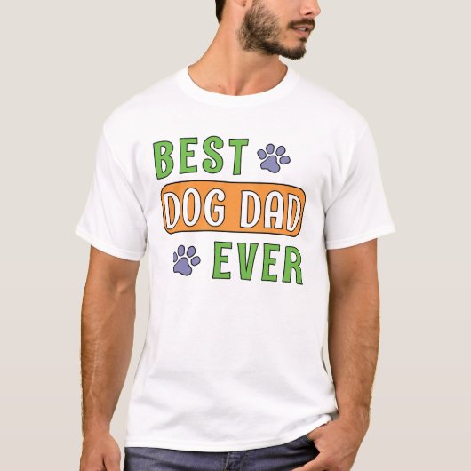 最高の犬の父 Tシャツ (正面)