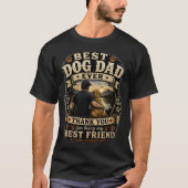 最高の犬の父 Tシャツ (正面)