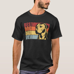 最高の犬の父 Vintage Dog Dad For Cats Tシャツ