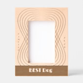 最高の犬の結婚式 レーザー彫刻フレーム (正面)