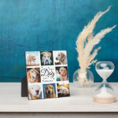 最高の犬の記念ギフト 犬の思い出 現代の写真と足跡 フォトプラーク (インサイチュ)