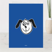 最高の犬パパへ 父の日のカード カード (裏面)