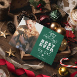 最高の犬パパ | 写真 シーズンカード<br><div class="desc">このクリスマス、4本足の親友たちと、彼らを無条件に愛する人々をお祝いしましょう。あなたの愛犬の名前とお気に入りの写真が入った「ハッピー・ホリデイズ」カードをチェックしてみてください。世界で最高の犬パパへのギフトに最適です！ 契約を封印するために足跡が追加されたこのカードは、ただのカードではなく、記念品です。</div>