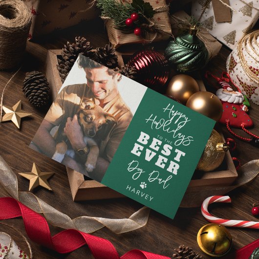 最高の犬パパ | 写真 シーズンカード