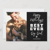 最高の犬パパ | 写真 シーズンカード (正面)