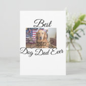 最高の犬パパ 追加 ペット名 フォト ボーン ゴールデンr シーズンカード (スタンド正面)