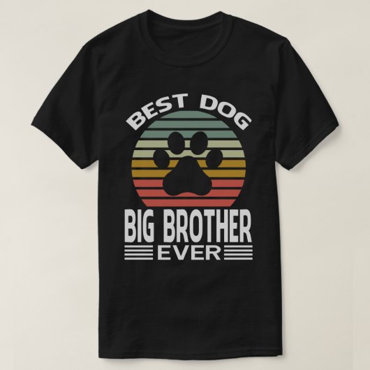 最高の犬ビッグブラザーエバーヴィンテージ Tシャツ (デザイン正面)