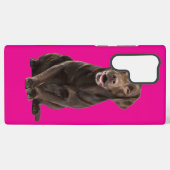最高の犬ママのためのiPhoneケース Samsung Galaxyケース (裏面横)