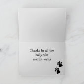 最高の犬ママ & パパ カード (内部)