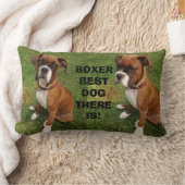 最高の犬、ボクサー pillow ランバークッション (ブランケット)