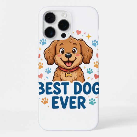 最高の犬 iPhone 16 Pro Max カバー (裏面)