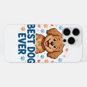 最高の犬 iPhone 16 Pro Max カバー (裏面横)