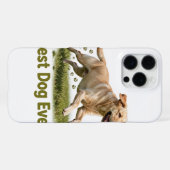 最高の犬 iPhone 16 Pro Max カー iPhoneケース (裏面横)